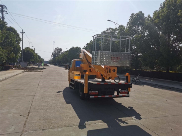 國六23S藍牌東風涂逸單排高空作業車